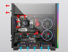 Load image into Gallery viewer, Segotep Fancy F1 Computer Gaming Case with Tempered Glass Side Window