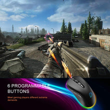 Load image into Gallery viewer, DAREU Wired Gaming Mice 6000 DPI Adjustable RGB Backlit Gaming Mice EM908
