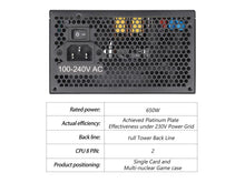 Load image into Gallery viewer, Segotep 600W Power Supply 80 Plus Gold Certified PSU Gaming Power Supply with Silent 120mm Fan Non-Modular

